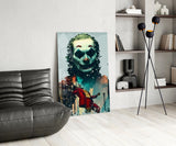 Joker Glass Wall Art.