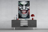 Joker Glass Wall Art.