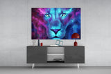 Lion Glass Wall Art.