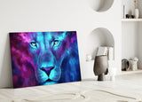 Lion Glass Wall Art.