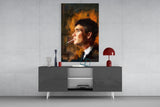 Peaky Blinders-Thomas Shelby Glass Wall Art.