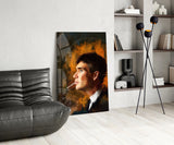 Peaky Blinders-Thomas Shelby Glass Wall Art.