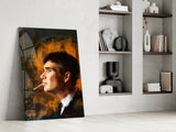 Peaky Blinders-Thomas Shelby Glass Wall Art.