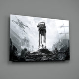 Star Wars Battlefront Glass Wall Art.