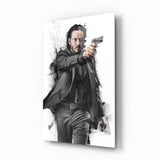 Keanu Reeves Glass Wall Art.