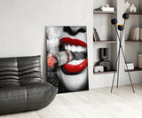 Burn the Money Glass Wall Art.