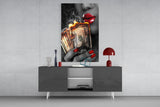 Burn the Money Glass Wall Art.