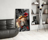 Burn the Money Glass Wall Art.