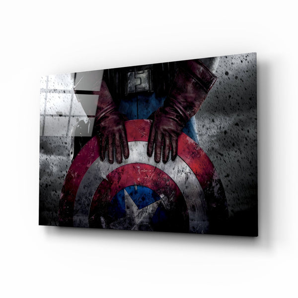 Captain America Glass Wall Art | Modern and Stylish Glass