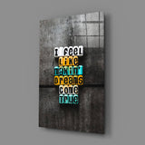 Dreams Glass Wall Art.