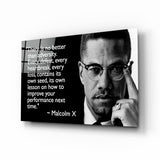 Words of Justice Glass Wall Art - 72x46 cm