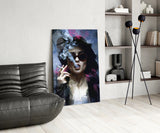 Marla Singer Glass Wall Art.