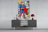 Superman Glass Wall Art.