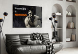 Muhammad Ali Glass Wall Art.