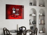 Muhammad Ali Glass Wall Art.