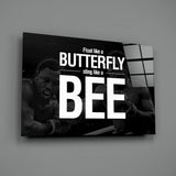 Muhammad Ali Glass Wall Art.