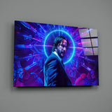 Keanu Reeves Glass Wall Art.