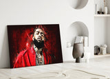 Nipsey Hussle Glass Wall Art.