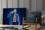 Nipsey Hussle Glass Wall Art.