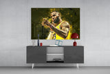 Lebron James Glass Wall Art.