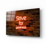 Words of a Basketball Champion Glass Wall Art - 72x46 cm