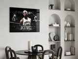 Lebron James Glass Wall Art.