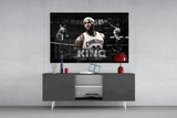 Lebron James Glass Wall Art.