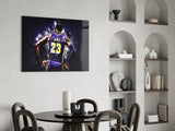 Lebron James Glass Wall Art.