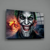 Joker Glass Wall Art.