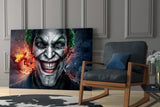 Joker Glass Wall Art.