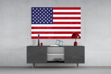 Flag of the United States Glass Wall Art.