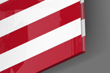 Flag of the United States Glass Wall Art.