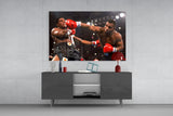 Mike Tyson Glass Wall Art.