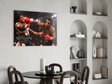 Mike Tyson Glass Wall Art.