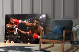Mike Tyson Glass Wall Art.