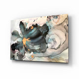 Tableau en verre Fleur de marbre - 72x46 cm