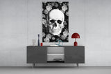 Skull Glass Wall Art.