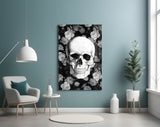 Skull Glass Wall Art.