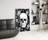 Skull Glass Wall Art.