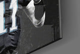 Carson Wentz Glass Wall Art.
