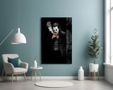 Joker Glass Wall Art.