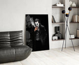 Joker Glass Wall Art.