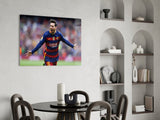 Messi Glass Wall Art.