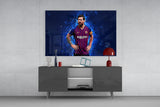 Messi Glass Wall Art.