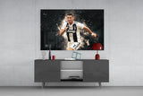 Christiano Ronaldo Glass Wall Art.