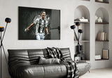 Christiano Ronaldo Glass Wall Art.