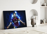 Messi Glass Wall Art.