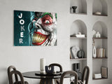 Joker Glass Wall Art.