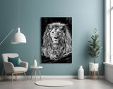 Lion Glass Wall Art.