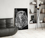 Lion Glass Wall Art.